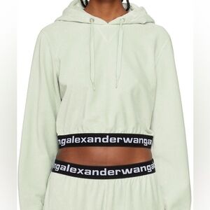 Alexander Wang cropped hoodie NWT